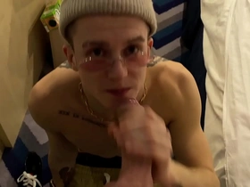 Cute guy sucks a stranger for money and takes a tight asshole falcon al oliver strelly - 94