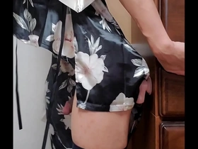浴衣立ちバックアナニー