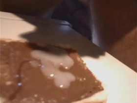 Cum on food