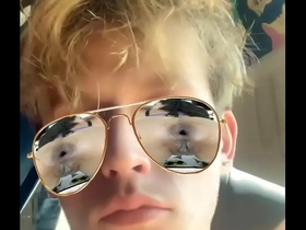 Masturbating with snap filters / big dick please watch me play