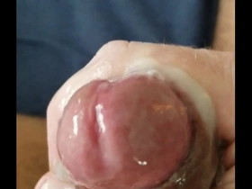 Getting a handjob while an ass is sitting on my face