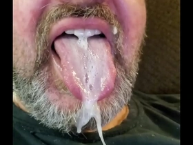 Bisexual guy eats a thick load from bbc