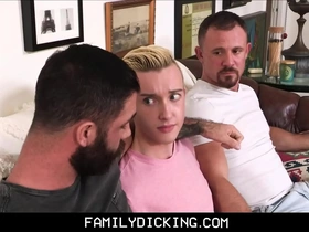 Twink boy stepson threesome with stepdad & neighbor - ryan evans, jesse zeppelin, jake nicola
