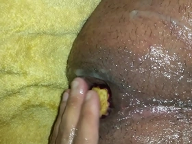 4 big toys in my ass beautiful rosebuds yammy anal cream