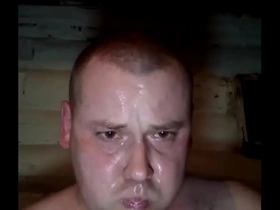 This guy loves to drink milk and fuck his throat with huge black dicks