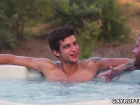 When riley mitchel accompanied his gay to his kickback party little did he know that he will be meeting elliot finn and even enjoy his company.