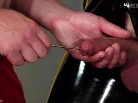 Hot boy loves cbt, sounding and control! turns him on so much!