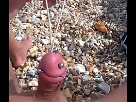 Sounding on the beach
