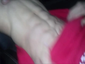 Sucking off hung twink & str8 w/ abs car blowjobs same night