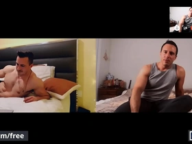 (joey steel) blows his load in a close-up that's what (reese rideout) needs to cum too - men